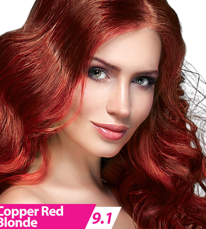 Olivia Intense Premium Hair Colour Copper Red Blonde 91