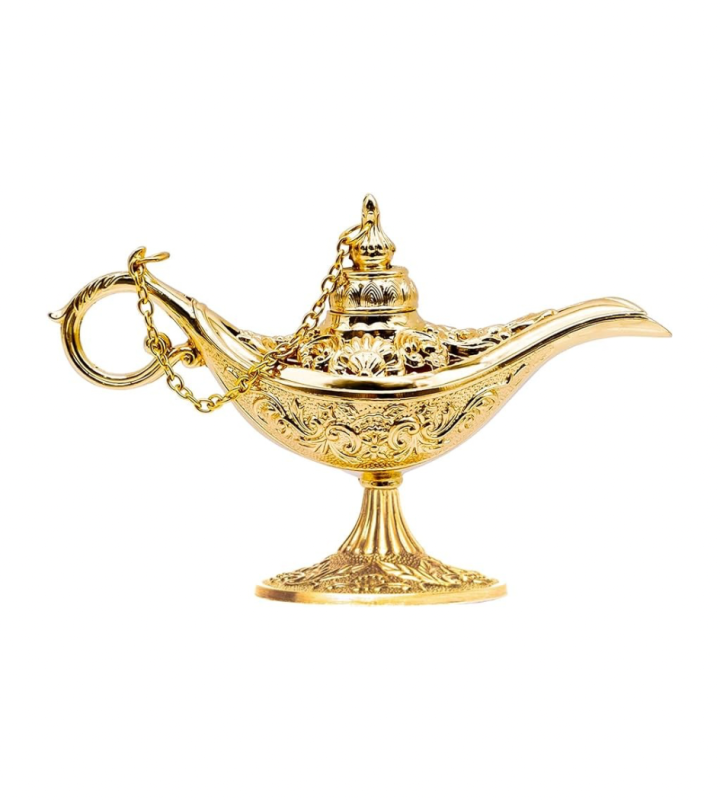 Gold Aladdin Lamp Small Ornaments